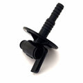 DRAIN COCK - DUAL BARBED, BLACK