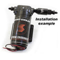 Snow Performance 3/8in NPT to 4AN Straight Water Fitting (Black)
