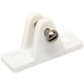 NYLON ANGLED DECK HINGE WHITE