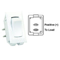 UNLABELED 12V ON/OFF SWITCH POLAR WHITE
