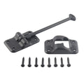 PLASTIC DOOR HOLDBACK 6" BLACK