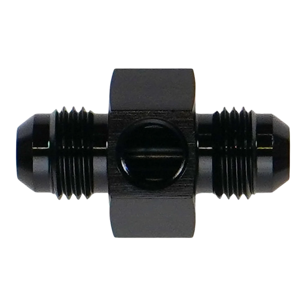 DeatschWerks 6AN Male Flare Gauge Adapter with 1/8in NPT Gauge Port