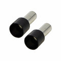 FERRULES - BLACK 8GA - 50 PER BAG
