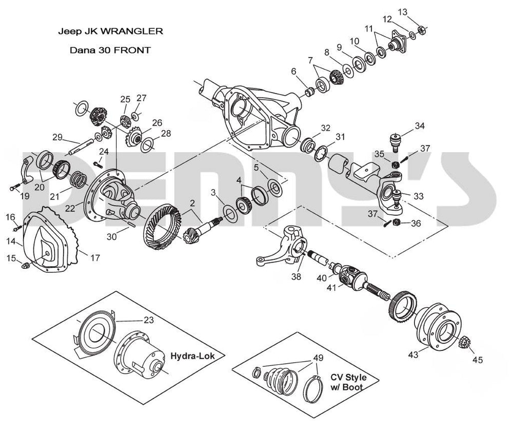 Dana auto part