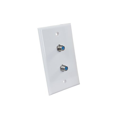 WALL PLATE DUAL HD/SAT/CATV