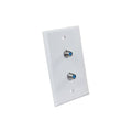 WALL PLATE DUAL HD/SAT/CATV