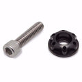 Universal 1/4"" Aluminum Star Bolt Kit - Black