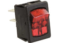 MINIILLUMINATED ON/OFF 12V SWITCH RED/BLACK