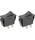 12V MOMON/OFF/MOMON SWITCH BLACK