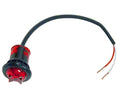 LIGHT,.75IN,RD,MARKER 1 LED,RED,W/