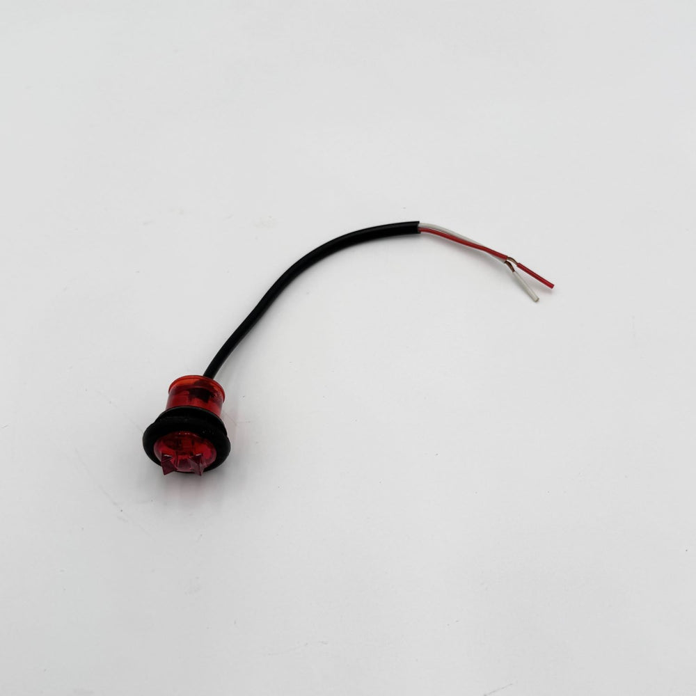 LIGHT,.75IN,RD,MARKER 1 LED,RED,W/