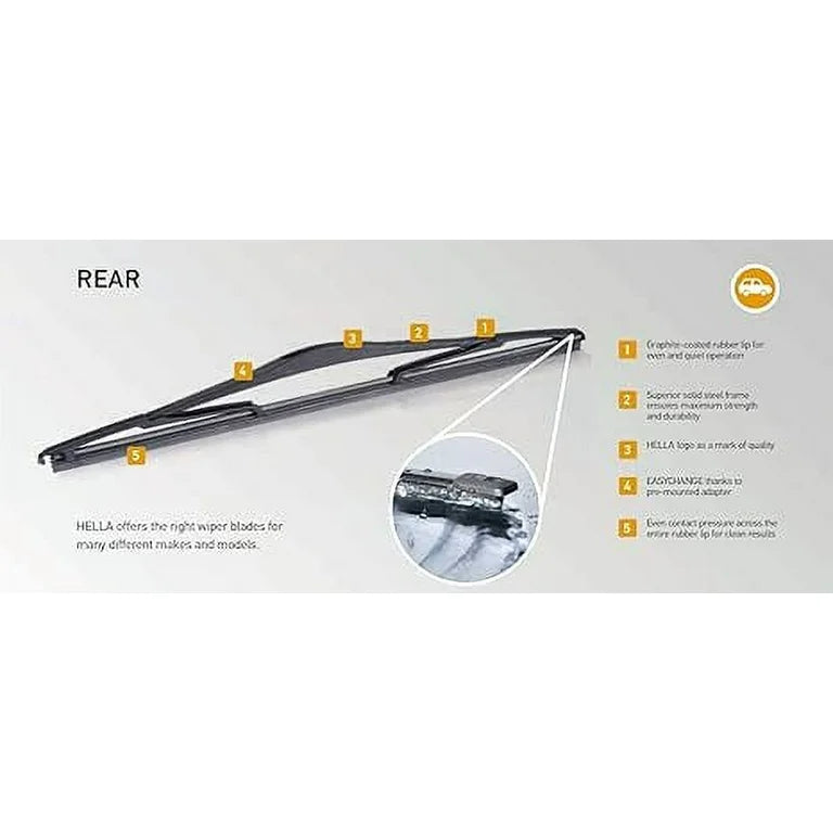 WIPER BLADE 13' REAR OE CONN SNGL