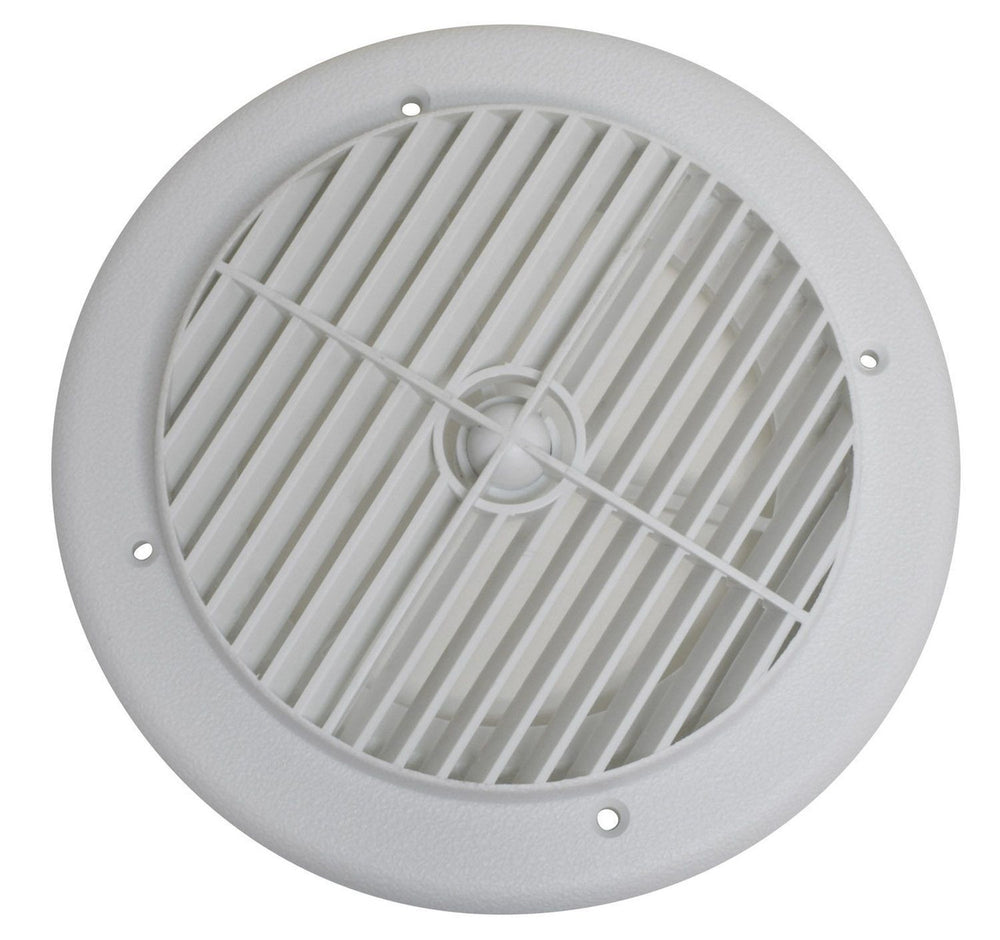 AIR PORT LOUVERED 4IN PLASTIC WHITE CARDED