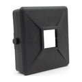 4IN RUBBER BUMPER PLUG WITH TABS BLACK