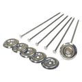 PATIO RUG STAKES 6 PACK
