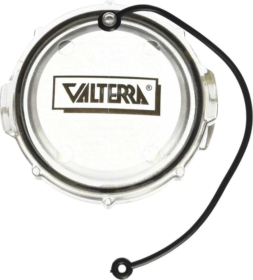 WASTE VALVE CLEAR CAP 3IN CARDED