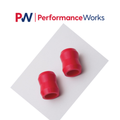 Energy Suspension Red Hour Glass Shock Bushings 3/4 inch I.D. 1 min - 1 1/8 max inch O.D. 1 7/16 inc
