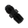 Fragola -6AN x 1/4 NPT Straight Adapter - Black