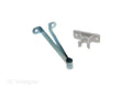 ENTRY DOOR HOLDER METAL / PLASTIC CLIP 3IN