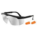 SAFETY GLASS AND EARPLUG COMBO