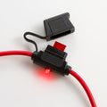 IN-LINE FUSE HOLDER WITH INDICATING LEDS - MINI FUSES