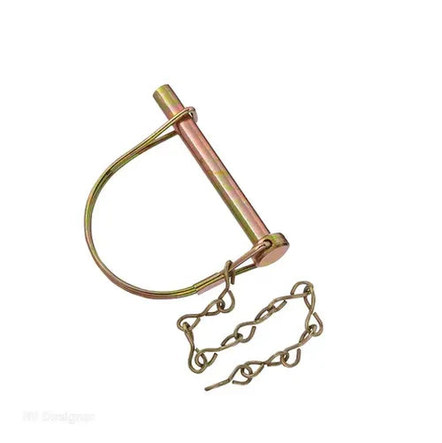 COUPLER LOCK PIN W/ CHAIN 5/16IN X 21/2IN