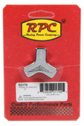 CHROME TRI-BAR WING NUT WITH 1/4-20