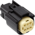 NAMZ 07-23 Molex MX-150 6-Position Female Connector R Side Handlebar Control - Black (HD 72414-07BK)