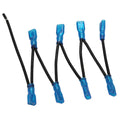 ~(0.1 lbs. 7X5X2)~ Switch wire multi-spade x 8 black 16AWG UL