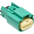 NAMZ 2007 VROD CAW/CD/CDX Main Harness Molex MX-150 3-Pos Male Connector - Green (HD 72540-07GN)