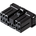 NAMZ AMP Multilock 12-Position Female Wire Plug Housing (HD 73164-96BK)