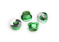 NUTS 5MM FLANGED NYLON LOCKING (AL