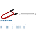 SAE POWER CABLE 12" POLARIZED ELECT