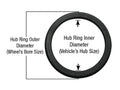 HUB RING SET 76 OD-65.10 ID 4 PACK