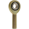 QA1 N Series Injection Molded Rod End - Male/Left Hand - .375in Bore x 3/8-24 - Carbon Steel