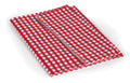 PICNIC TABLECLOTH RED/WHITE 52IN X 84IN BILINGUAL