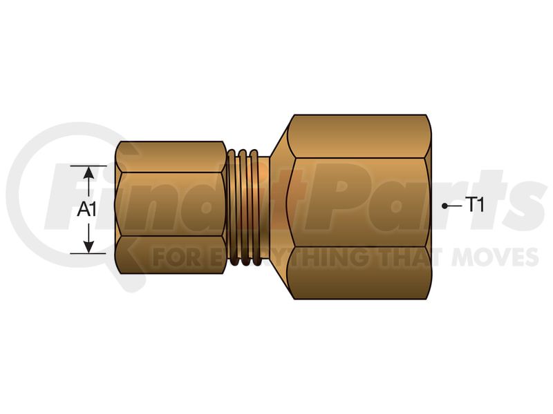 COPPER TUBING COMPRESSION FITTING