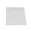 41/2IN SQUARE SLIDEOUT CAP POLAR WHITE