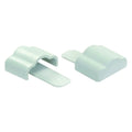 (DPN) FULL EXTRUSION END CAP (R&L HAND SET) POLAR WHITE