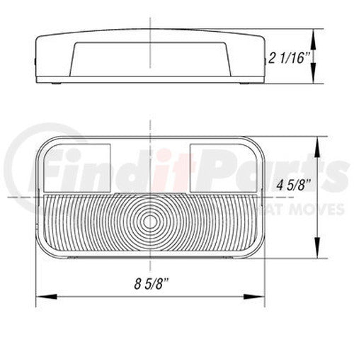 TAIL LIGHT BLACK RV;PASSENGER SIDE