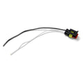 PLUG 2 WIRE AMP W/BLUNT CUT LEADS