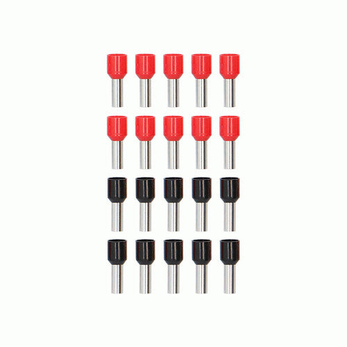 REFILL PACK RED/BLACK 8GA FERRULES 20 PC