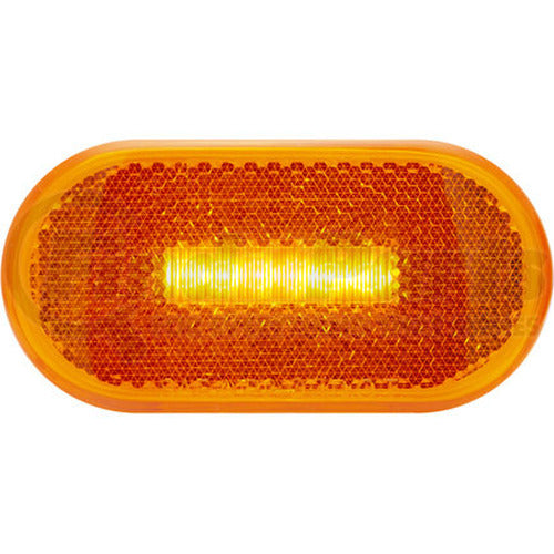 AMBER OVAL LED CL/MARK LIGHT