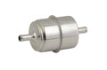 Chrome Fuel Filter Fits 5/16 Inch Hose For Carbureted Applications 40 Micron Mr Gasket