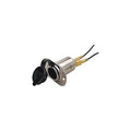 CHROME STEEL POWER SOCKET 12V