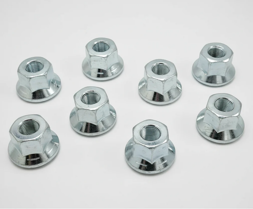 NUT FLANGE 5/818 GR 8 ZINC PLATED