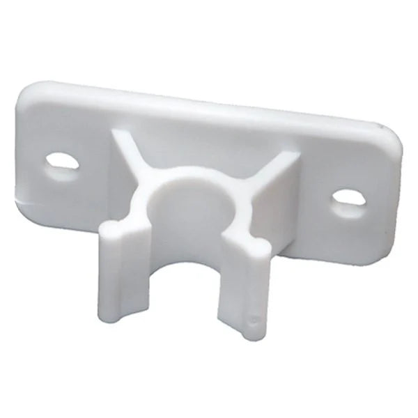 ENTRY DOOR HOLDER PLASTIC CLIP ONLY WHITE