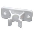 ENTRY DOOR HOLDER PLASTIC CLIP ONLY WHITE