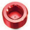 06 (3/8) NPT HEX HEAD PIPE PLUG RED 2/PKG