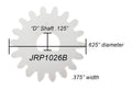 POWER LIFT OPERATOR PINION GEAR